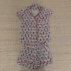 Roller Rabbit Dallas Theme Short Pajama Set